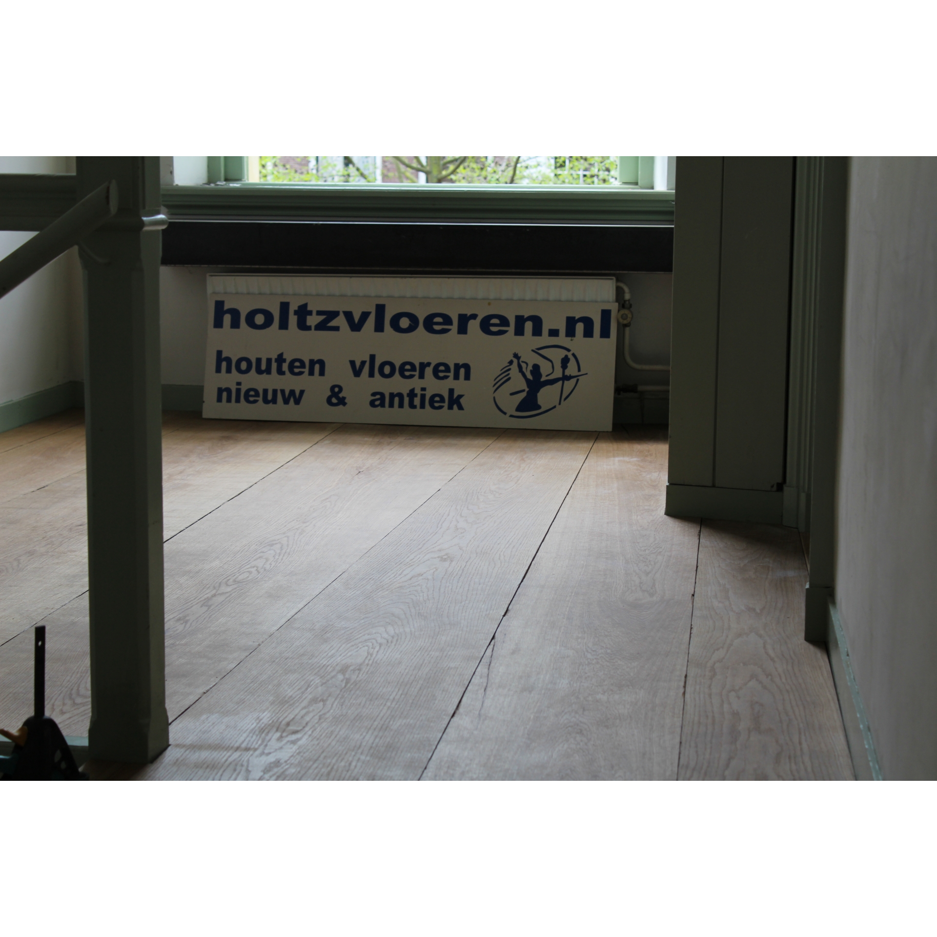 De breedte van de planken is zeer bijzonder.