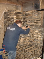 houtvochtmeting eiken houten vloerdelen Groningen