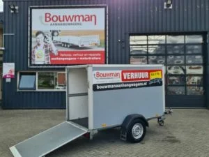 Open wagen enkelas huren