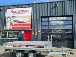 Open wagen enkelas huren