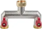 Distributor / Splitter Messing - 2 Niederlassungen - 3/4 "