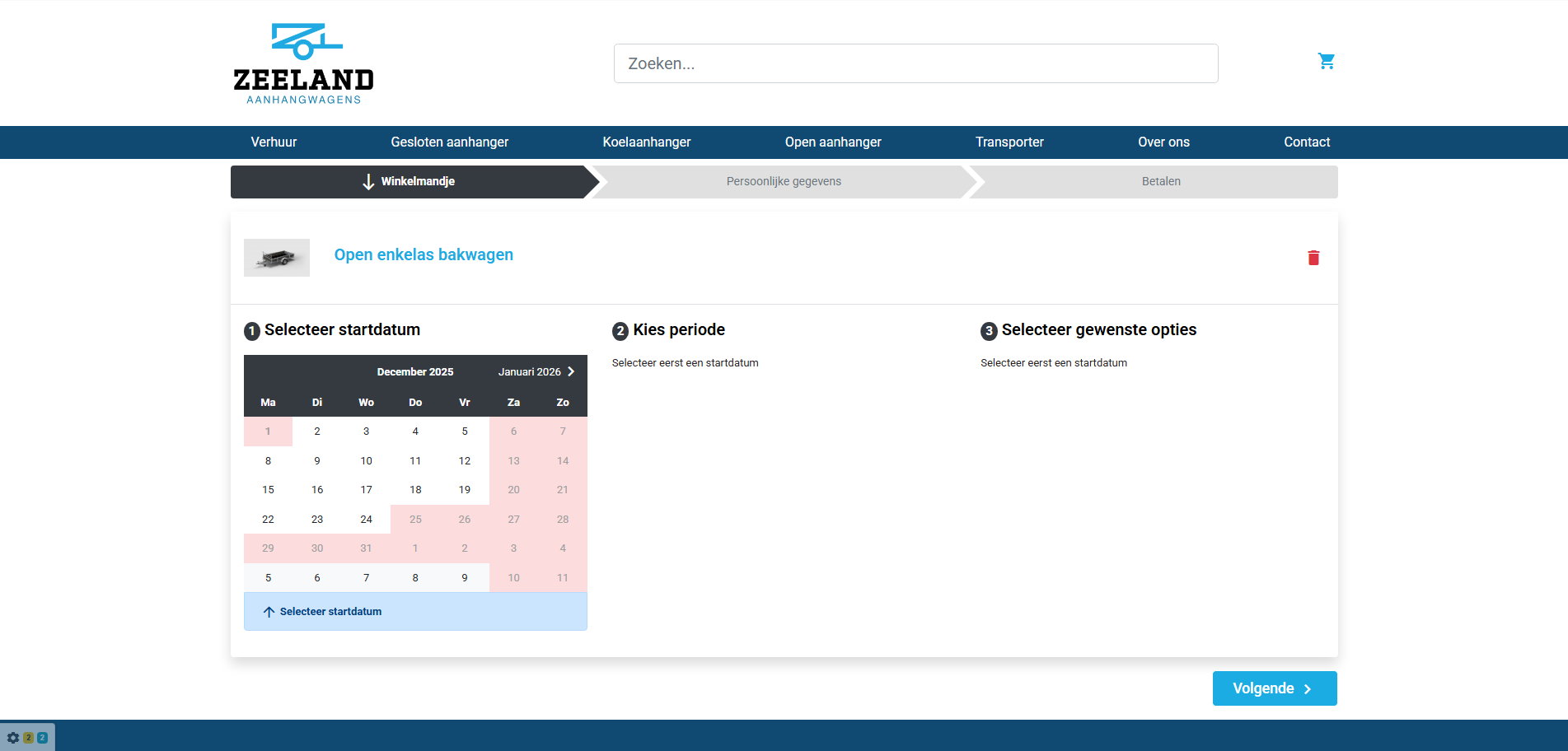Zeeland aanhangwagens