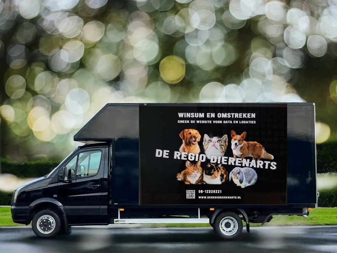 Vrachtwagen de regio dierenarts