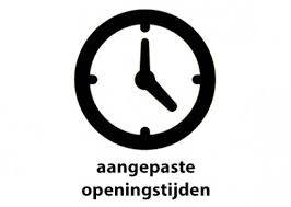 Openingstijden tijdens de feestdagen
