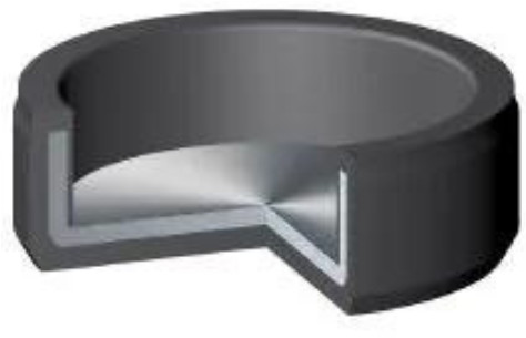 End Cap 85x10 - NBR - Nitrile / Steel - Black - OSS25705