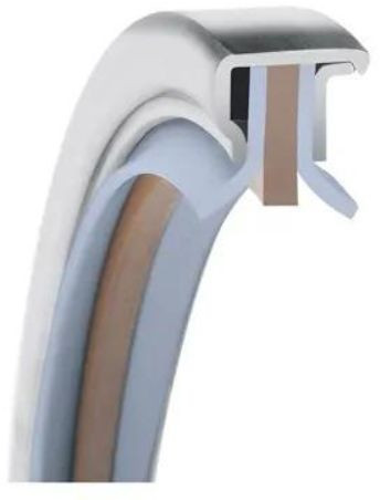 Garlock PS-Seal® 45x65x10 - MEC04-10105 - Rotary Shaft Seal - GYLON/PTFE - Back to Back - 10 Bar - Blue