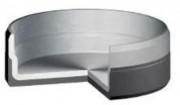 End Cap 22x4 - NBR - Nitrile / Steel - Black - OSS25720 product image