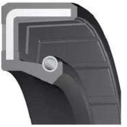 Oil Seal 16x24x5 SC ACM Black OSS41178
