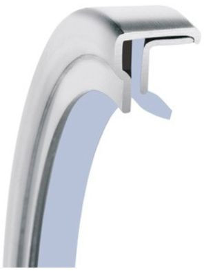 Garlock PS-Seal® 55x72x10 - MEC04-10761 - Rotary Shaft Seal - GYLON/ PTFE - Special -  10 Bar - Blue