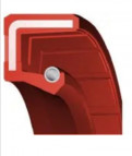 Oil Seal 7x16x7 - SC - VMQ - Silicone - Red - OSS41078 product image