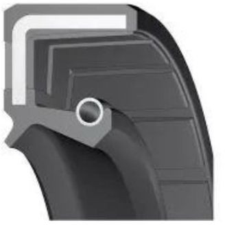 Oil Seal 125x142x13 - TC - NBR - Nitrile - Black - OSS62266