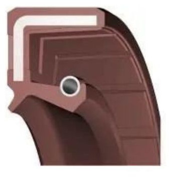 Oil Seal 12x23x8 - TC - FKM - Viton® - Brown - OSS67765