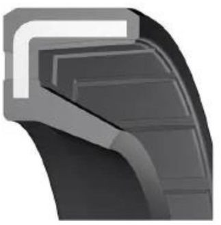 Oil Seal 12x19x3 - VC - NBR - Nitrile - Black - OSS55186