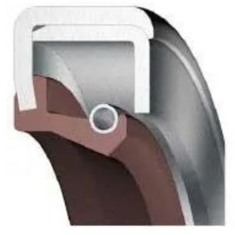 Oil Seal 45x65x8 - SA - FKM - Viton® - Brown - OSS44811