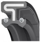 Oil Seal 6x18x8 - DC - NBR - Nitrile - Black - OSS48075 product image