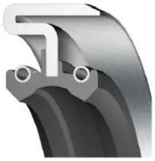 Oil Seal 15x26x7 - DB - NBR - Nitrile - Black - OSS44943