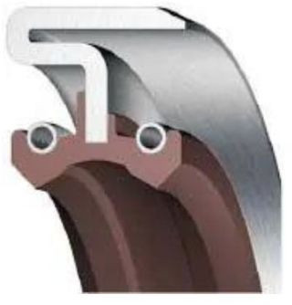 Oil Seal 17x28x7 DB FPM - Viton Brown OSS46647
