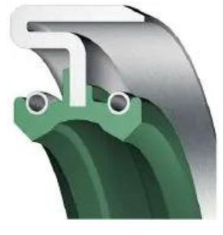 Oil Seal 17x33x7 DB NBR - Nitrile Green OSS46836