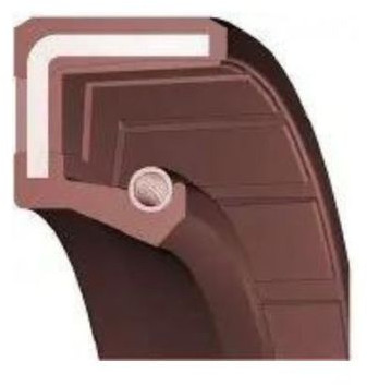 Oil Seal 45x55x7 - VIA - FKM - Viton® - Brown - OSS42624