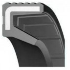 Oil Seal 18x24x4 - VC - NBR - Nitrile - Black - OSS74767 product image