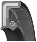 Oil Seal 8x20x6 - TCN - NBR - Nitrile - Black - OSS76384 product image