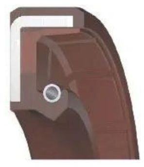 Oil Seal 22,22x34,39x6,35 - N23 (BAHD) - FKM - Viton® - Brown - OSS74690