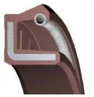 Oil Seal 254x230x10 - O18 - FKM - Viton® - Brown - OSS77178