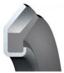 Axial Seal 70x90x5,5 - Gamma Seal RB - NBR - Nitrile / Steel - Black - OSS26293 product image