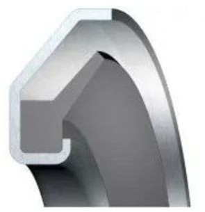 Axial Seal 35x53x4,5 - Gamma Seal 9RB - NBR - Nitrile / Steel - Black - OSS26280