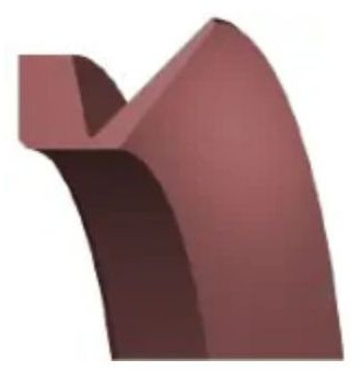 V-ring VE-330 - (330-335mm) - FKM - FPM - Viton - Brown - OSS26074