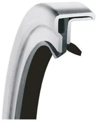 Garlock PS-Seal® 20x35x8 - MEC04-13354 - Rotary Shaft Seal - GYLON/PTFE - Dust Lip - 5 Bar - Black
