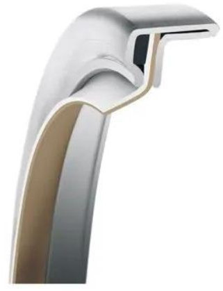 Garlock PS-Seal® 30x47x7 - MEC14-10093 - Rotary Shaft Seal - GYLON/PTFE - Reverse - 5 Bar - BR/White