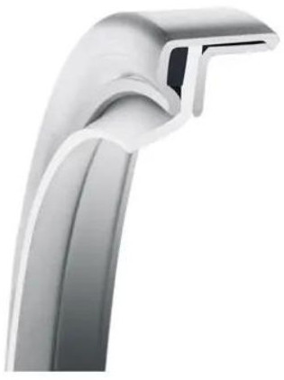 Garlock PS-Seal® 30x50x8 - MEC04-14662 - Rotary Shaft Seal - GYLON/PTFE - Reverse - 10 Bar - White/Blue