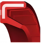 Oil Seal 30x40x7 - VC - VMQ - Silicone - Red - OSS59799 product image