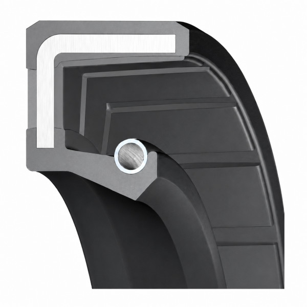 Oil Seal 27x45x6 - SC - NBR - Nitrile - Black - OSS39502