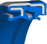 Cassette- & Combi Afdichting - 45X60X0X16X0 - COMBI F8 - 75 NBR 106200 - Freudenberg - 49340385 - Verpakkingseenheid 300