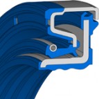 Cassette- & Combi Afdichting - 60X90X0X14X16 - CASS T1 - 75 FKM 595 - Freudenberg - 12016804 - Verpakkingseenheid 1