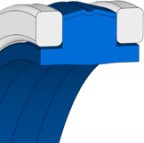 Piston Seal Hydraulic - 250x230x25.5 - SK520 - 80 NBR 878 / POM 992020 - Freudenberg - 149494 - Packaging Unit 1