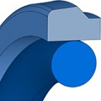 Kolbendichtung Hydraulik - 160x144.5x6.3 - OMK-E - PTFE B602 / NBR - Freudenberg - 49062076 - Verpackungseinheit 1