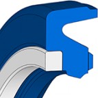 Stangendichtungen (Hydraulik) - 130x145,1x5,9 - SM - 95 AU V142 - Freudenberg - 49307655 - Verpackungseinheit 1