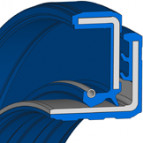 Oliekeerring - Simmerring - 45x75x7 - MSS1 - 72 NBR 902 - Freudenberg - 529183 - Verpakkingseenheid 192