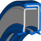 Oliekeerring - Simmerring - 145x230x17 - MSS1 - 75 FKM 585 - Freudenberg - 525444 - Verpakkingseenheid 4