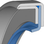 Wellendichtring - Simmerring - 55x70x9 - B2PT - 65 PTFE 31BF - Freudenberg - 49309952 - Verpackungseinheit 1