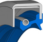 Wellendichtring - Simmerring - 100x125x13 - B2SL - 72 NBR 902 - Freudenberg - 40412138 - Verpackungseinheit 5