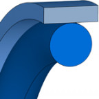 Zuigerafdichting Hydrauliek - 10x3.9x3.2 - TFMA - PTFE 177023 / 72 NBR872 - Freudenberg - 96028 - Verpakkingseenheid 5