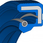 Wellendichtring - Simmerring - 117,47x142,87x12 - BA - 72 NBR 902 - Freudenberg - 49330410 - Verpackungseinheit 1