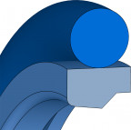 Stangendichtungen (Hydraulik) - 40x55,1x5,9 - OMS-MR - PTFE C104 - Freudenberg - 49356297 - Verpackungseinheit 1