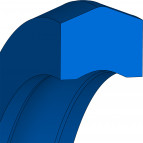 Kolbendichtung Hydraulik - 710x698.3x11 - PU83 - 93 AU V167 - Freudenberg - 49391400 - Verpackungseinheit 1