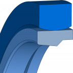 Stangendichtungen (Hydraulik) - 670x705x16,4 - OMS-S - PTFE B602 - Freudenberg - 24367550 - Verpackungseinheit 1