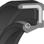 Wellendichtringe - 62x100x13 - WC - 70 NBR NB703412 - Dichtomatik - 67018003 - Verpackungseinheit 1stck